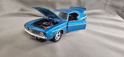1969 Chevrolet Camaro Yenko 427 Diecast – 1:24 Scale –Blue with White Stripes - Image 1 of 4