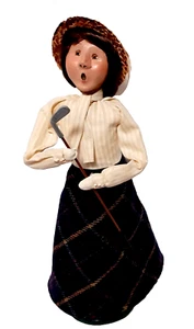 Byers Choice Lady Golfer Caroler Figure Golf Club Vintage  2002 - Picture 1 of 6
