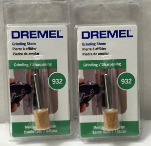 New Dremel 932 Aluminium Oxide Grinding Stone 2-PACK (SH9) - Picture 1 of 2