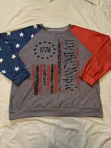 US Constitutional Langarm Patriotic T-Shirt Herren XL - Bild 1 von 4