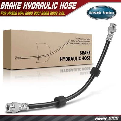 Manguera hidráulica de freno trasero izquierdo o derecho para Mazda MPV 2000 2001 2002 2003 3,0 L Foto 1 de 4