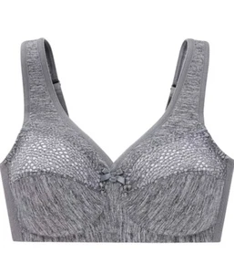 Glamorise Women's Plus Size MagicLift Moisture Control Bra Wirefree #1064 48DD - Picture 1 of 4