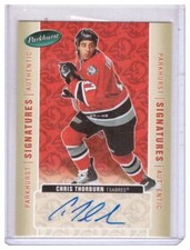 2005-06 Parkhurst Signatures Chris Thorburn #CT Rookie Auto