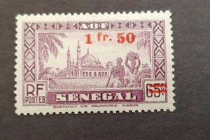 CLASSIC SURCHARGE 1.50FR/65C VF MNH FRANCE SENEGAL - Picture 1 of 1