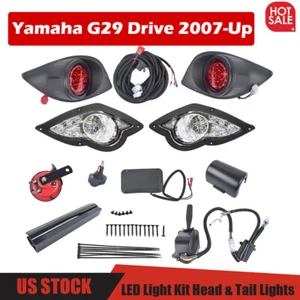 LED Headlights & Tail Lights Kit Golf Cart for Yamaha Drive G29 2007-UP Gas/Elec - Picture 1 of 15