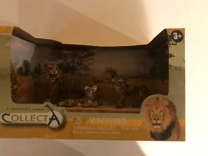 TIGER AND CUBS di CollectA Replica in pensione Set di 3 - Foto 1 di 2