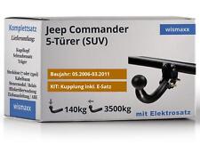Produktbild - ANHÄNGERKUPPLUNG starr für Jeep Commander 06-11 +7polig E-Satz ABE