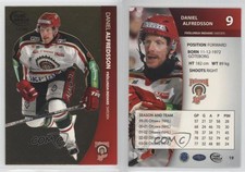 2004-05 Card Cabinet SHL Elitset Pure Skills Gold /100 Daniel Alfredsson #19 HOF