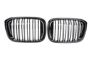 Hochglanz Schwarz Sport Grill Nieren Kühlergrill Gitter für BMW G01 X3 G02 X4 - Picture 1 of 12