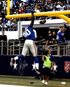 Jason Pierre-Paul JPP Signed - Autographed NY Giants 16x20 Photo + Witnessed JSA - Picture 1 of 2