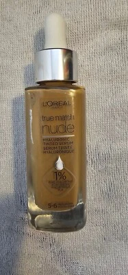 New L’OREAL Paris True Match Med/tan Hyaluronic Tinted Serum #5-6 - Image 1 of 2