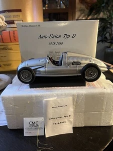 Audi Auto Union Type D 1938 1939 1/18 Rare CMC No Spark F1 Audi Grand Prix New - Picture 1 of 21