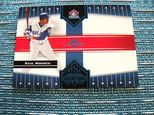 2005 Donruss Champions Baseball Impressions /100 Raul Mondesi Blue Jays #78