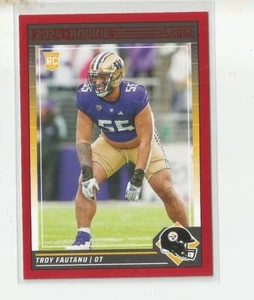 2024 Score TROY FAUTANU Red - Picture 1 of 1
