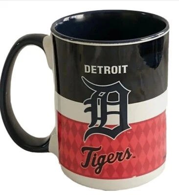 Taza de café MLB Detroit Tigers 12 oz taza té cacao equipo de béisbol mercancía serie mundial Foto 1 de 4