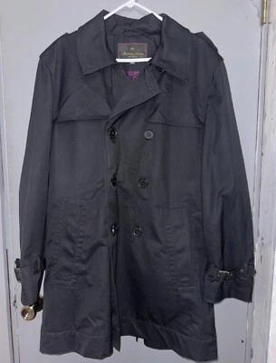 Abrigo Madison Avenue Design by Kappahl negro y púrpura 54 Foto 1 de 4