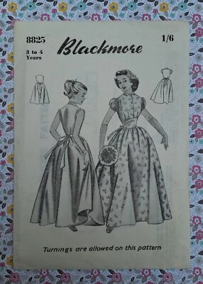 50s Blackmore Paper Sewing Dress Pattern Girls Child Dress   3 - 4 yrs   - Image 1 of 2