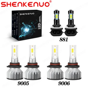 For Chevy S10 1998-2004 6X Combo LED Headlights High/Low Beam Fog Light Bulbs - Picture 1 of 18
