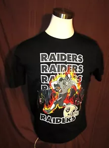 T-shirt uomo Las Vegas Raiders Skeleton Face, Pro Standard, nera, taglia L, nuova - Foto 1 di 9