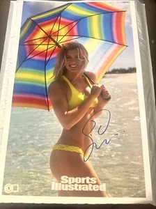 Genie Bouchard signierter Sport illustrierter Badeanzug Foto Eugenie BAS BK74420 - Bild 1 von 3