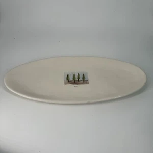 Piatto da 19" vintage in ceramica fienile Rae Dunn Tea Garden Inspire - Foto 1 di 14