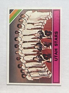 1975 Topps Basketball Utah Stars TC #329