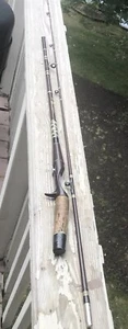 Vtg Garcia Conolon 6' 2528-A Med. Action 2 Piece Fishing Casting Rod Fast Taper - Picture 1 of 9
