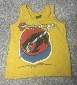Thundercats 1985 Telepix Yellow Kids Tee 13x10 - Picture 1 of 8