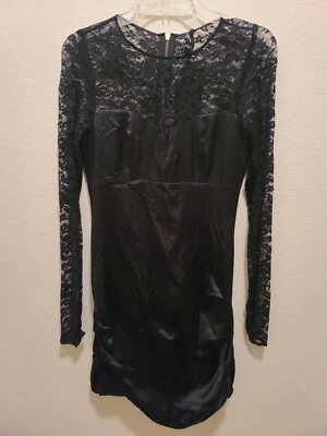 Новый женщин размер средний Marciano чистый черный элегантное платье - Изображение 1 из 4