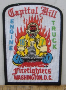 WASHINGTON  ENGINE 18  TRUCK 7  FIRE  DISTRICT OF COLUMBIA   FABRIC   PATCH - Picture 1 of 1