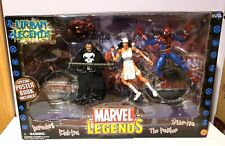 TOY BIZ MARVEL LEGENDS URBAN LEGENDS 4PK DAREDEVIL ELEKTRA PUNISHER  SPIDERMN