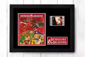 Dungeons & Dragons Cartoon Framed Film Cell Display Stunning Memorabilia + COA - Imagen 1 de 3