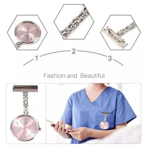 New 2021 Fashion Nurse Fob Watch Large Face Nursing Pendant Pocket Watch UK - Picture 1 of 23