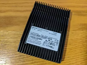 Micron 3.2TB 7400 Max PCIe 4.0 NVMe 2.5'' U.3 SSD MTFDKCC3T2TFC - NEW - Picture 1 of 10