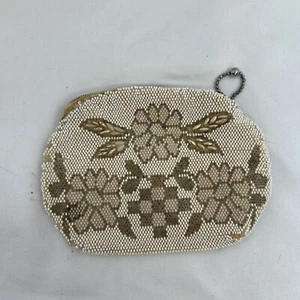 Vintage Beaded Evening Bag Wristlet Czechoslovakia 1920's Art Deco Bnfts Charity - Picture 1 of 10