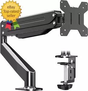 Monitor Mount Gas Spring Monitor Arm Desk Mount Fully Adjustable Fits - Picture 1 of 7
