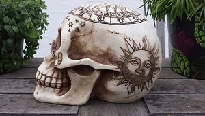 Dekofigur Totenkopf Totenschädel Totenkopf-Figur Schädel Skull Gothic Fantasy - Bild 1 von 6