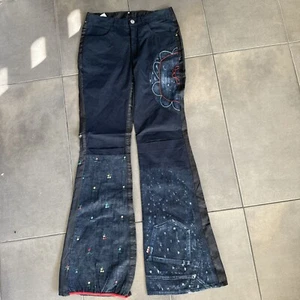 E Play Pants Size 27 NWT Blue And Black Made In Italy (OZOC) - Picture 1 of 11