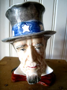 Vintage "UNCLE SAM" SAHNEKÄNNCHEN 4"H ROYAL WINTON/GRIMWADES - Bild 1 von 9