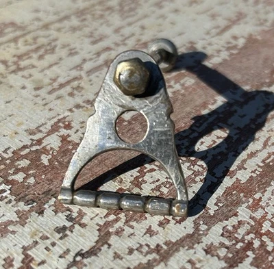 Vintage 125 Yr. Old? Gatcomb 5 String Banjo Tailpiece w/ Hanger Bolt Brass - Image 1 of 4