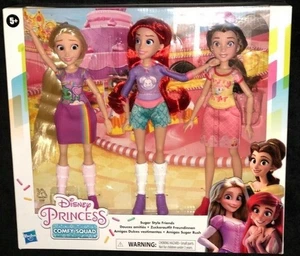 Hasbro DISNEY PRINCESS COMFY SQUAD BELLE RAPUNZEL ARIEL ESCLUSIVO NUOVO IN SCATOLA - Foto 1 di 2