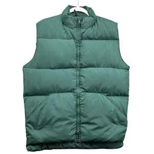 Cabelas Puffer Vest Mens XL Green Zip Front Outdoor Hunting Warm Insulated - Picture 1 of 8