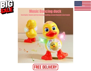 Electric Dancing Duck Toy  Blinking Eyes, Lights, Music & Body Shake for Kids - Picture 1 of 7