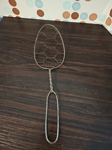 Vintage Eierschläger aus Metall, Schneebesen, 30er Jahre, rustikal  - Bild 1 von 4