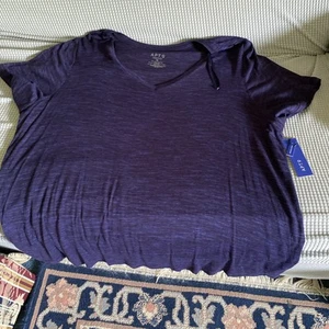Neu APT.9 Essential Damenshirt 1X lila hat das Etikett - Bild 1 von 6