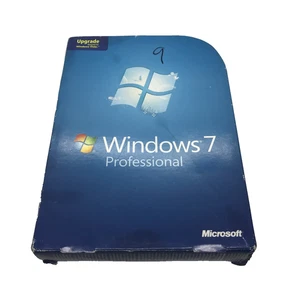 Microsoft Windows 7 Professional Upgrade 32 Bit and 64 Bit DVD - Picture 1 of 5