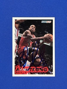 B.J. ARMSTRONG Signed 1993-94 BULLS AUTOGRAPH Auto CARD #25 - Picture 1 of 3