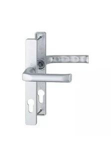 Mueble puerta palanca PVC HOPPE London 72 mm 113/200LM - Centros aluminio plata - Imagen 1 de 6