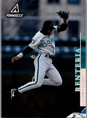 1998 Pinnacle #95 Edgar Renteria Away Stats - Image 1 of 2