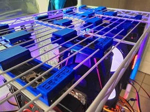 GPU Mining Rig Hangers do stojaków drucianych Uniwersalna partia CRYPTO Miner Mining 6-pak - Zdjęcie 1 z 8